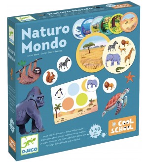 Детска игра Djeco - Лото, Природа