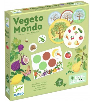 Детска игра Djeco - Лото, Сезони