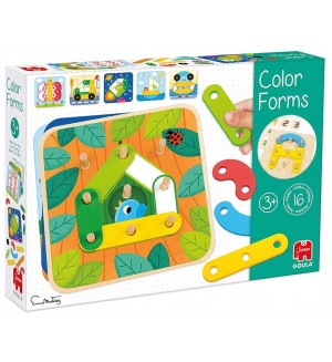 Детска игра Goula - Форми, цветове, цифри и букви Детска игра Goula - Форми, цветове, цифри и букви