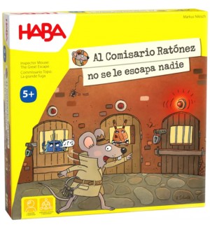 Детска игра Haba - Инспектор Мишок: Великото бягство Детска игра Haba - Инспектор Мишок: Великото бягство