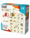 Детска игра Headu Ecoplay - Гигантска азбука с букви и думи