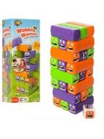 Детска игра Raya Toys - Дженга, кула от червеи