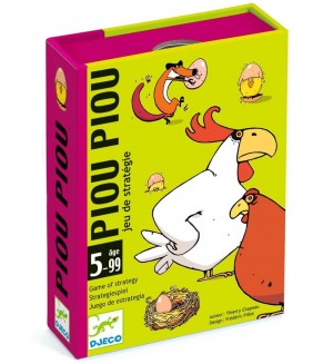 Детска игра с карти Djeco -  Piou Piou