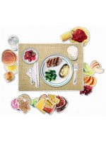 Детска игра с магнити Learning Resources - Здравословна храна, 36 части