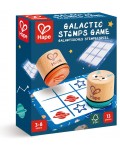 Детска игра с печати Hape - Galactic Stamps Game, 13 части