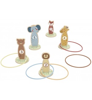 Детска игра с рингове Djeco - Животни Детска игра с рингове Djeco - Животни