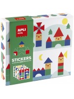 Детска игра със стикери Apli Kids - Къщички