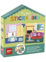 Детска игра със стикери  Apli Kids - Моята първа игра с отварящи се капачета