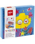 Детска игра със стикери Apli Kids - Превозни средства