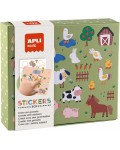Детска игра със стикери Apli Kids - Животните по света и техните домове