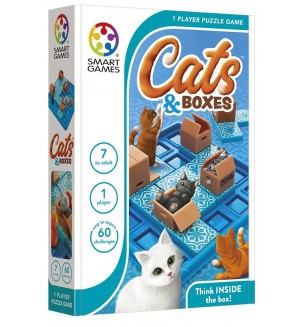 Детска игра Smart Games - Котки и кутии
