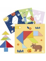 Детска игра Tooky Toy - Магнитен танграм 