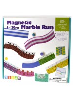 Детска игра Tooky Toy - Магнитна писта с топчета, Marble Run
