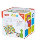 Детска игра XXL Goki - Змии и стълби в кубче