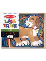 Детска игра за нанизване Melissa & Doug - Домашни животни
