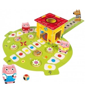 Детска игра за най-малките Goula - Трите прасенца Детска игра за най-малките Goula - Трите прасенца