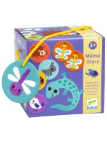 Детска игра за памет Djeco - Малки животни