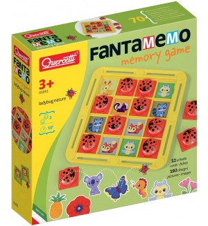 Детска игра за памет Quercetti - Fantamemo, калинка