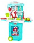 Детска играчка  3 в 1 Chipolino - Лекарски комплект с куфарче и масичка