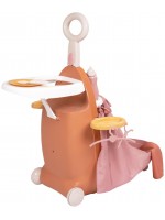 Детска играчка 3 в 1 Smoby Baby Nurse - Куфар-количка за кукли, с 6 аксесоара Детска играчка 3 в 1 Smoby Baby Nurse - Куфар-количка за кукли, с 6 аксесоара