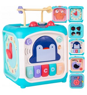 Детска играчка 7 в 1 MalPlay - Интерактивен образователен куб