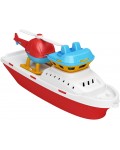 Детска играчка Adriatic - Изследователски кораб с хеликоптер, 42 cm