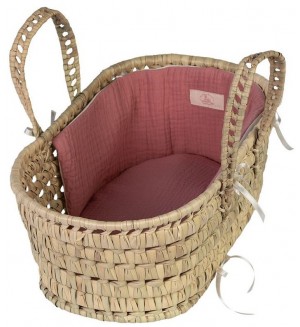 Детска играчка Asi Dolls - Плетен кош-легло за кукла, 28-34 cm Детска играчка Asi Dolls - Плетен кош-легло за кукла, 28-34 cm