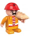 Детска играчка BanBao - Мини фигурка Строител, 10 cm