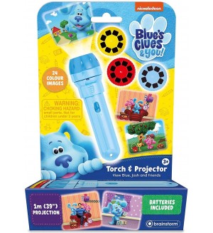 Детска играчка Brainstorm - Фенерче с прожектор, Blue's Clues