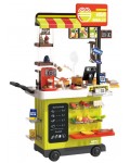 Детска играчка Buba - Количка за fast food, Нудълс шоп, 88 части