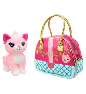 Детска играчка Cutekins - Коте с чанта Paris