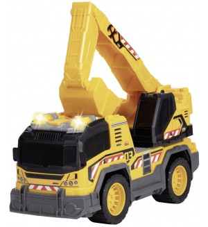 Детска играчка Dickie Toys - Багер, със звуци и светлини, 30 cm