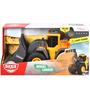 Детска играчка Dickie Toys - Челен товарач Volvo