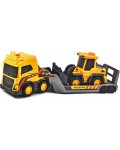 Детска играчка Dickie Toys - Камион Volvo с ремарке и трактор