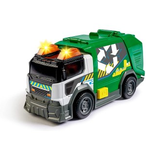 Детска играчка Dickie Toys - Камион за почистване, със звуци и светлини
