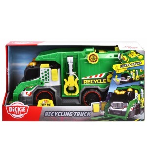 Детска играчка Dickie Toys - Камион за рециклиране, със звуци и светлини