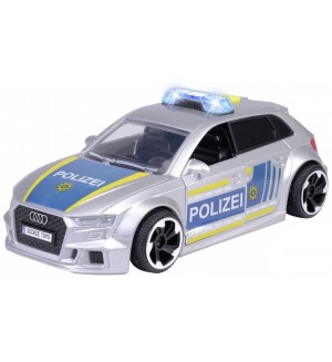 Детска играчка Dickie Toys - Полицейска кола Audi RS3, 1:32