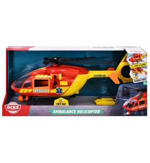 Детска играчка Dickie Toys - Спасителен хеликоптер, със звуци и светлини