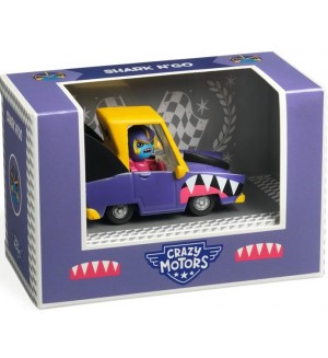 Детска играчка Djeco Crazy Motors - Количка акула