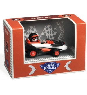 Детска играчка Djeco Crazy Motors - Количка прилеп стрела