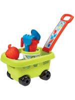 Детска играчка Ecoiffier - Градинска количка, с аксесоари