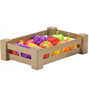 Детска играчка Ecoiffier - Касетка с плодове