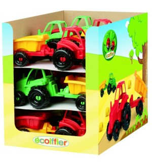 Детска играчка Ecoiffier - Трактор с ремарке, асортимент