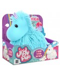 Детска играчка Eolo Toys Jiggly Pets - Рошльо еднорог със звуци, син