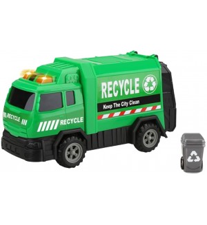 Детска играчка Felyx Toys - Боклукчийски камион със светлини и звуци