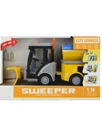 Детска играчка Felyx Toys - City Service, снегорин със звук и светлина, 1:16