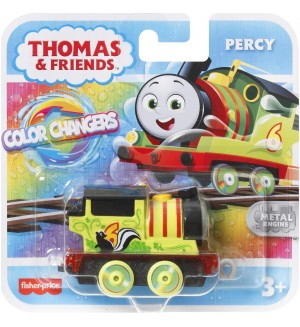Детска играчка Fisher Price Thomas & Friends - Влакче с променящ се цвят, жълто