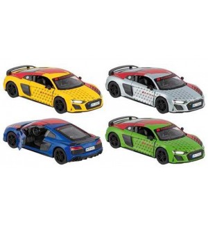 Детска играчка Goki - Audi R8 Coupé, 1:36, асортимент