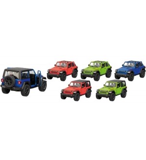 Детска играчка Goki - Jeep Wrangler, асортимент