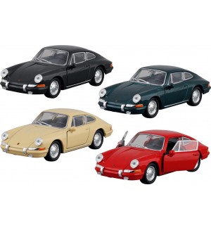 Детска играчка Goki - Метална количка, Porsche 911, асортимент